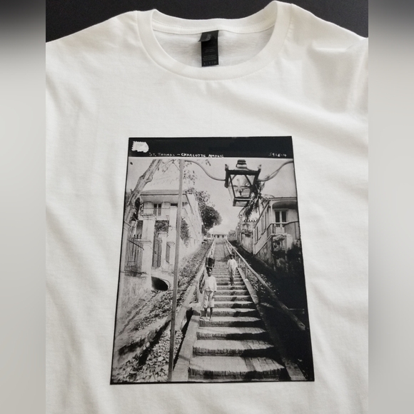 🆕 "99 STEPS in St. Thomas USVI" Custom Tee - Picture 6 of 7